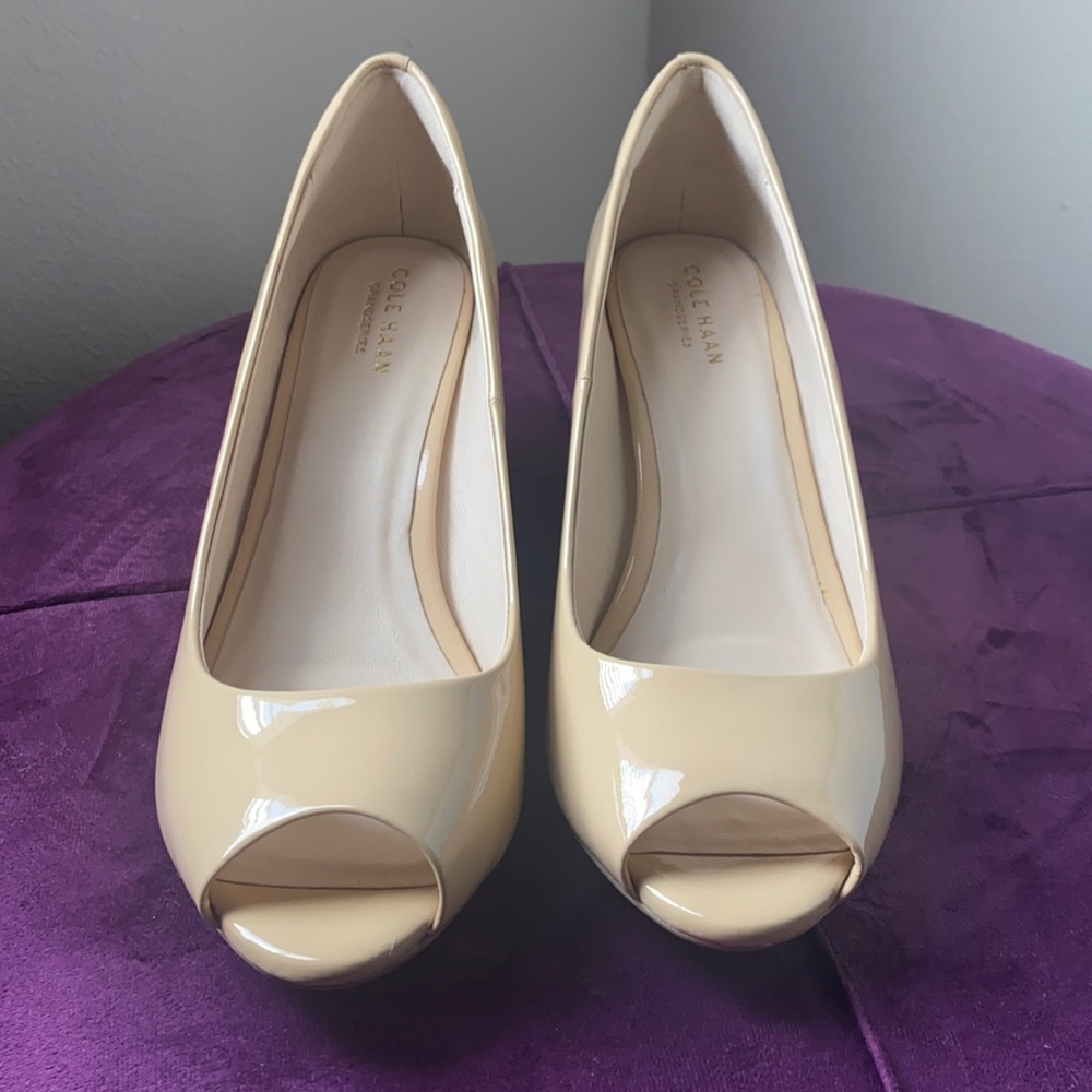 Cole Haan Nude wedges